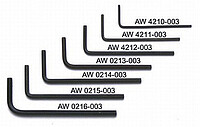 Beschreibung: Sechskantschlüssel 2,0mm ... AP AW 0214-003 Sechskantschlüssel 2,0 mm