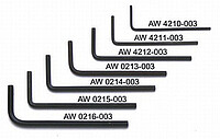 Beschreibung: Sechskantschlüssel 2,5mm ... AP AW 0215-003 Sechskantschlüssel 2,5 mm