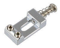 Saitenreiter passend für Stratocaster® chrom 6er Set massiv, incl. Federn und Schrauben ... AP BP 0015-010 Saitenreiter Strat® chrom