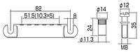 Gotoh GE-​101Z-​T Stop Tailpiece * 