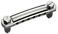 Schaller Stop Tailpiece Gesamtbreite: 101,2mm Aufnahmeweite: 81mm Farbe: Nickel Inkl. 2 M11 Einpresshülsen, 2 M8 …... Schaller Stop Tailpiece *
